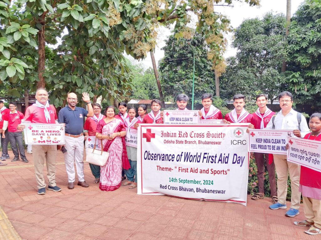 Observation of World First Aid Day on 14th September 2024